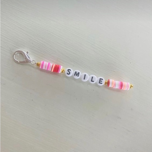 Personalized Clay bead Key chain - Picture 2 of 3